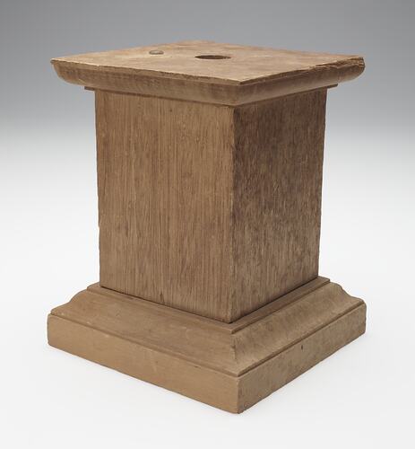 Pedestal - Adolph Bruhn & Son, Wooden, Small, circa 1970-1990