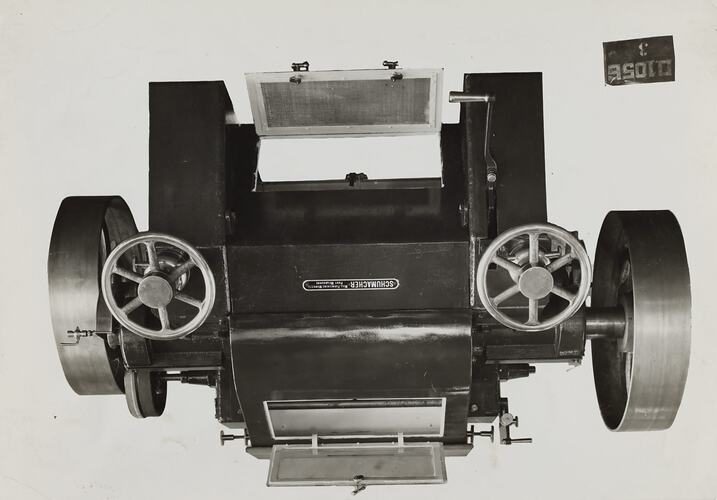 Photograph - Schumacher Mill Furnishing Works, Roller Mill, Port Melbourne, Victoria, 1937