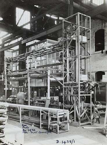 Photograph - Schumacher Mill Furnishing Works, 'Lowerator', Port Melbourne, Victoria, circa 1940s