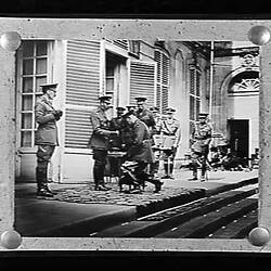 Copy Negative - John Monash Being Knighted by King George V, France, 12 Aug 1918