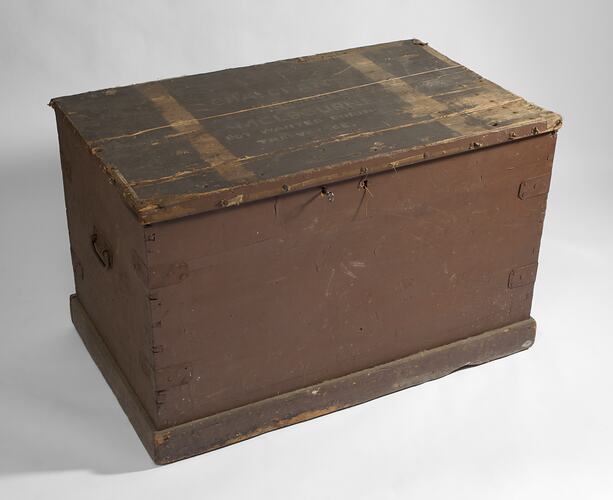 Trunk - Large, Wood, circa 1858