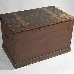 Trunk - Large, Wood, circa 1858