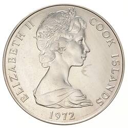 Coin - 1 Dollar, Cook Islands, 1972