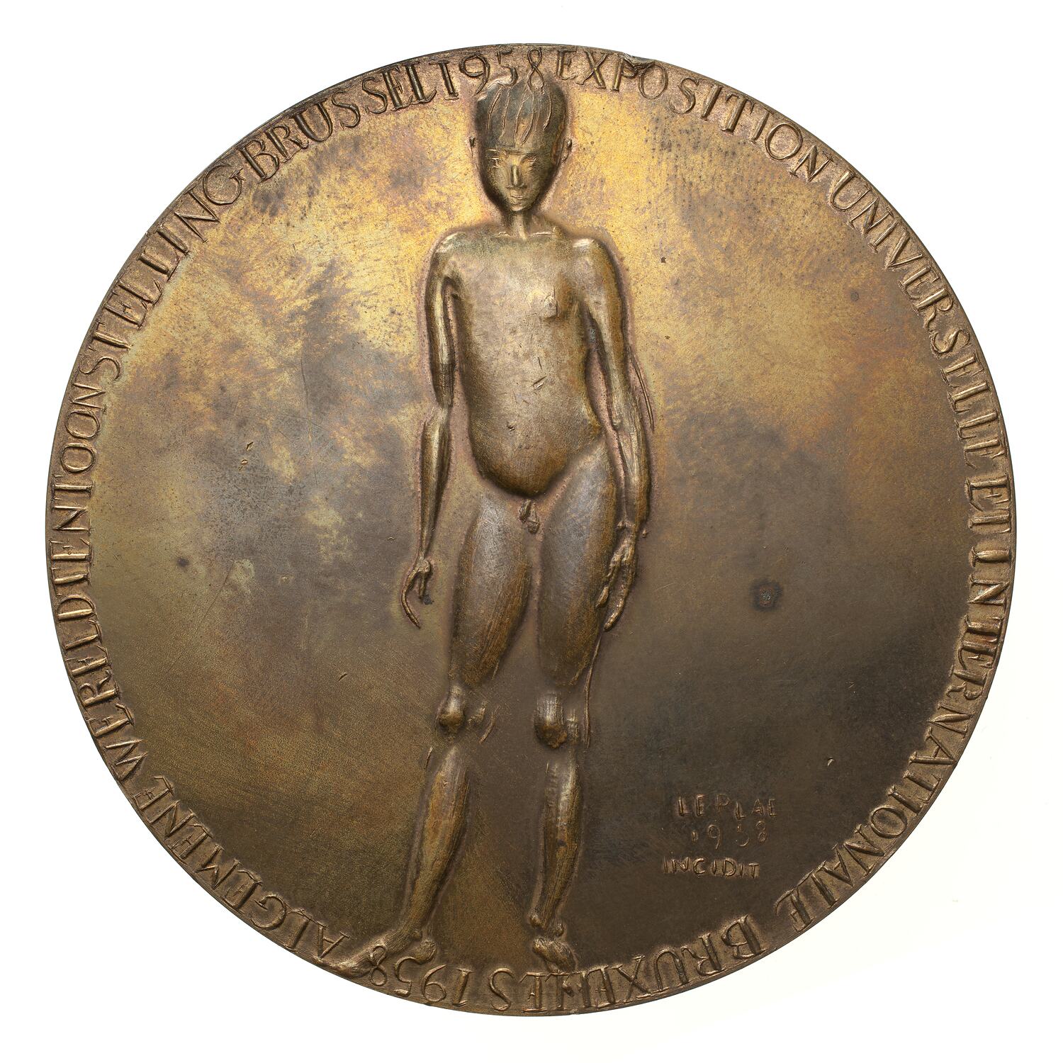 Carl Auböck　1958年ベルギー国際芸術博覧会にて金メダル受賞　セット Medal - Brussels International Exhibition, Belgium, 1958