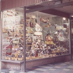 Photograph - Kodak, Christmas Themed Shopfront Display, Hobart,Tasmania