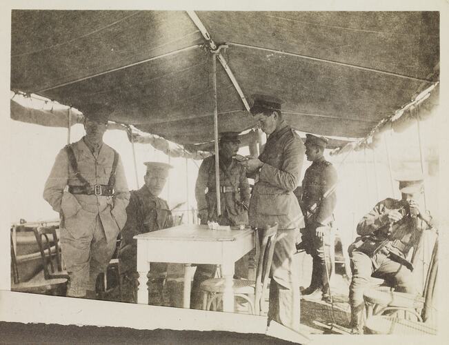 On Board the Steamer, Egypt, Captain Edward Albert McKenna, World War I, 1914-1915
