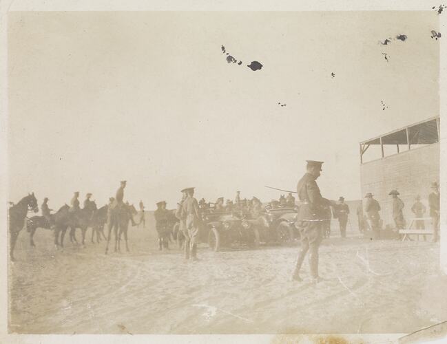 'Sir George Reid at Mena', Egypt, Captain Edward Albert McKenna, World War I, 1914-1915