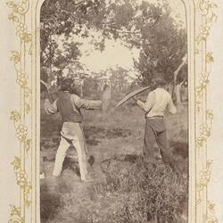 Photograph, original. Specific locality unrecorded, Southeast Australia, Victoria, Australia. c.1872