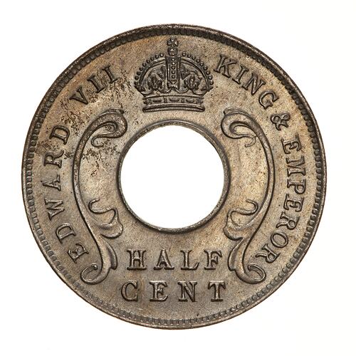 Coin - 1/2 Cent, British East Africa, 1909