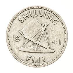 Coin - 1 Shilling, Fiji, 1941