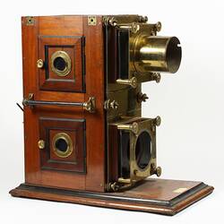 Projector - Perken, Son & Rayment, Magic Lantern, Biunial, 'Optimus', 1887-1900