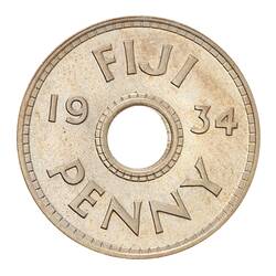 Proof Coin - 1 Penny, Fiji, 1934