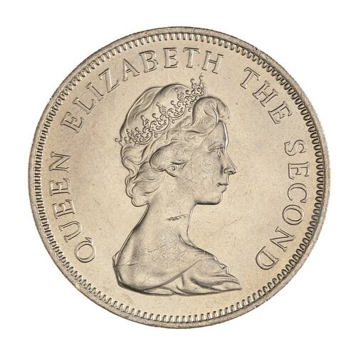 Coin - 10 Pence, Falkland Islands, 1974