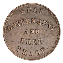 Token - 1 Cent, Prince Edward Island, Canada, 1855