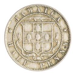Coin - 1/2 Penny, Jamaica, 1893