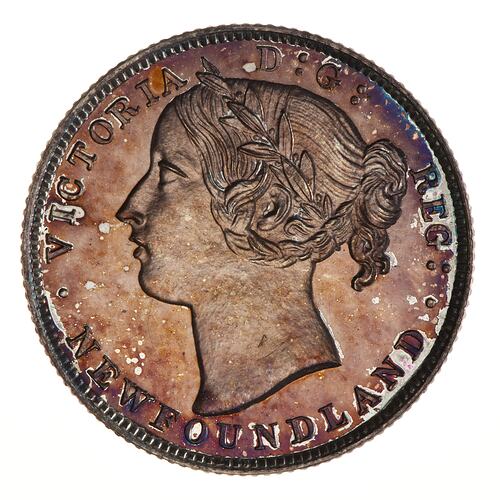 Proof Coin - 20 Cents, Newfoundland, 1880