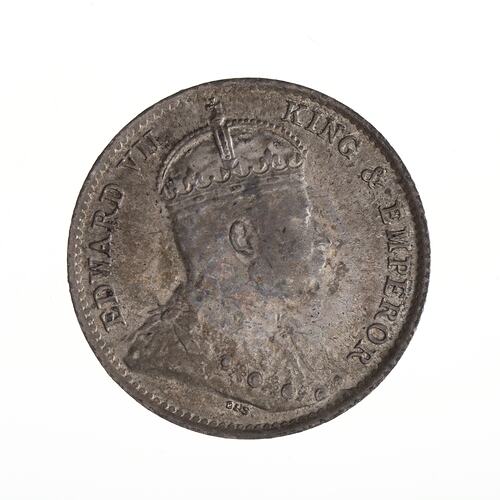 Coin - 5 Cents, Straits Settlements, 1902