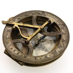 Pocket Compass Sundial - George Bass, circa 1790