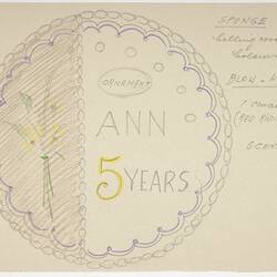 Cake Design - Karl Muffler, 'Ann 5 Years'