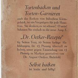 Instruction Booklet - Kuchenwunder, Jenaer Glass