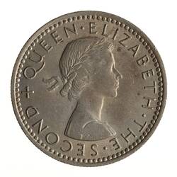Coin - 6 Pence, New Zealand, 1963