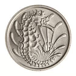 Coin - 10 Cents, Singapore, 1976