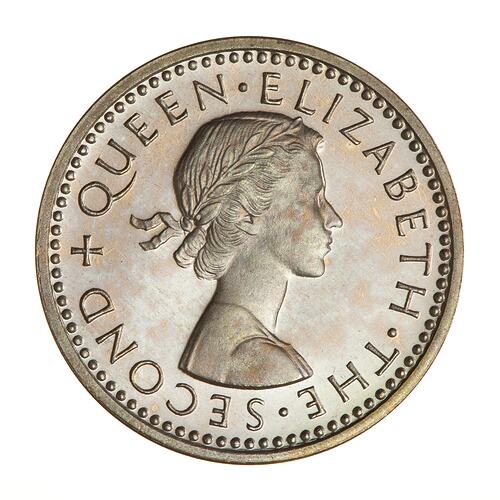 Proof Coin - 3 Pence, Rhodesia & Nyasaland, 1955