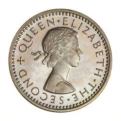 Proof Coin - 3 Pence, Rhodesia & Nyasaland, 1955