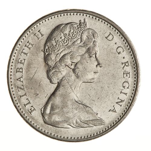 Coin - 5 Cents, Canada, 1977