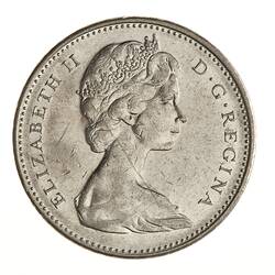 Coin - 5 Cents, Canada, 1977