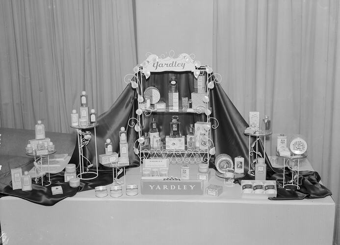 Yardley, Product Display, Melbourne, Victoria, Oct 1954