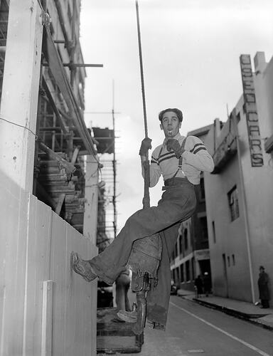 Portrait of a Construction Worker, Melbourne, Victoria, 1953