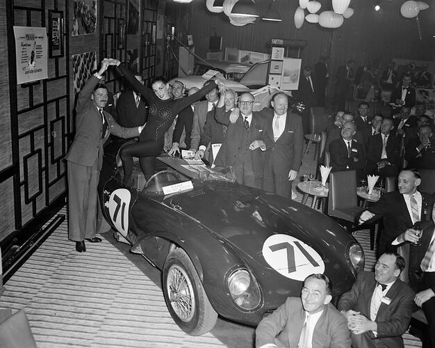 Negative - Racing Car, Smith's Motor Convention, Chevron Hotel, Melbourne, Victoria, 1958