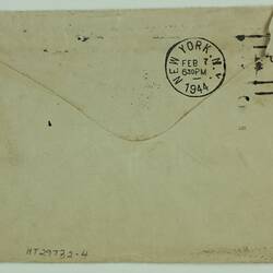 Letter & Envelope - Ivan Bosel, to Margaret Malval, Thank You for the Christmas Hamper, 21 Dec 1943
