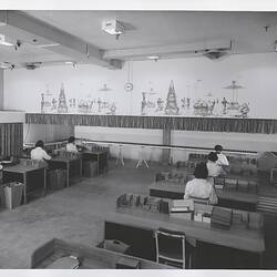 Photograph - Kodak Australasia Pty Ltd, Interior View of Paper Finishing Department, Building 13, Kodak Factory, Coburg, circa 1963