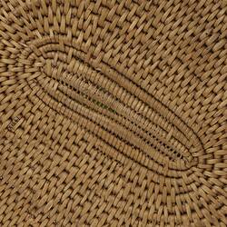 Detail of woven basket.