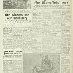 Magazine - Sunshine Massey Harris Review, Vol 2, No 11, Oct 1957
