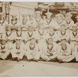 Photograph - HMAS Australia, Group Portrait of Seamen, 1914 -1918