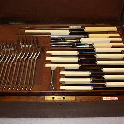 Cutlery Set - Walker & Hall, Harry Telford, Birchip Cup, 1926