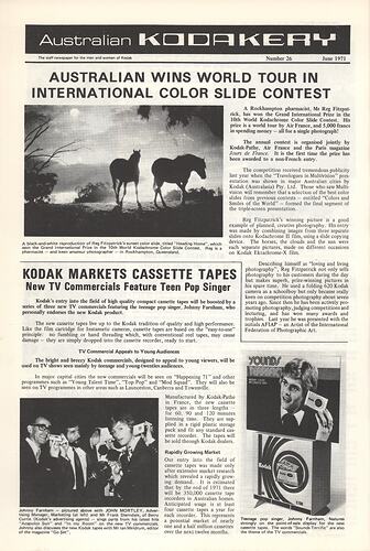 Newsletter - 'Australian Kodakery', No 26, June 1971