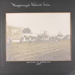 Photograph - Maryborough Waterside Union, Mounted, 1908