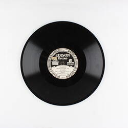 Disc Recording - Edison, Double-Sided, 'Ivory Palaces' & 'His Eye Is On TheSparrow', 1928-1929