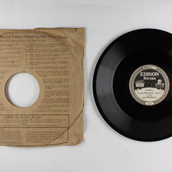 Disc Recording - Edison, Double-Sided, 'Second Rhapsodie - Part 1' & 'Part 2', 1919- 1929