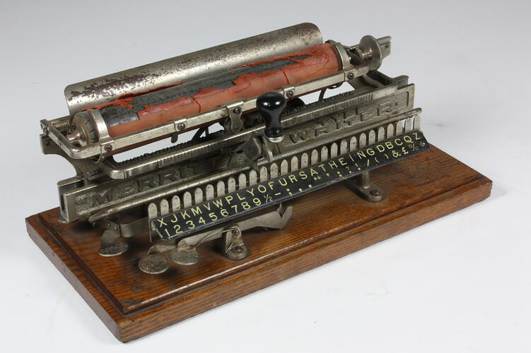 Typewriter - Merritt Manufacturing Company, 1890s