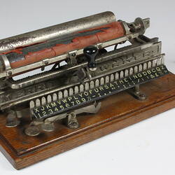 Typewriter - Merritt Manufacturing Company, 1890s