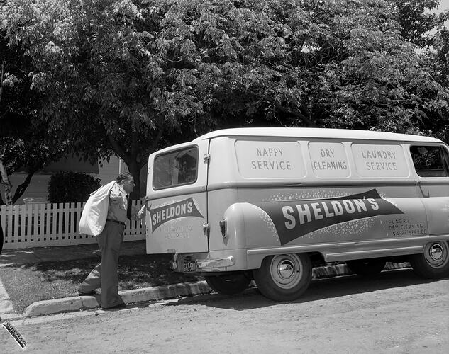 Dry Cleaning Pick Up Service, Victoria, 30 Dec 1959