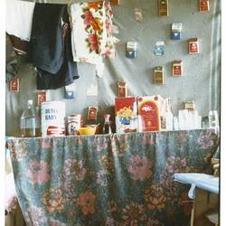 Digital Photograph - Interior Mr Long's House, Refugee Camp, Pulau Bidong, Malaysia, Apr 1981