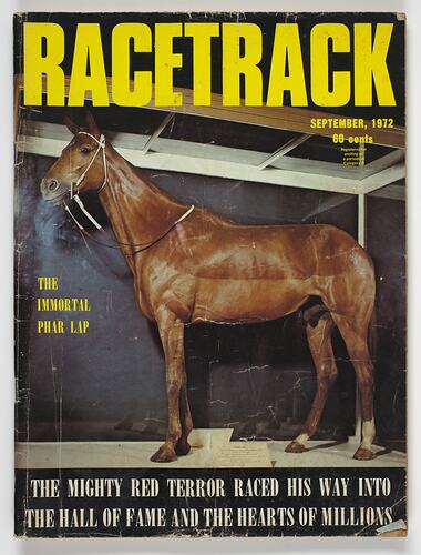 Magazine - Racetrack, September 1972, Cover