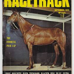 Magazine - Racetrack, September 1972, Cover