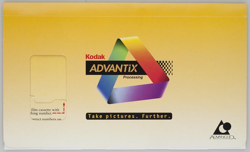 Yellow Kodak branded envelope.